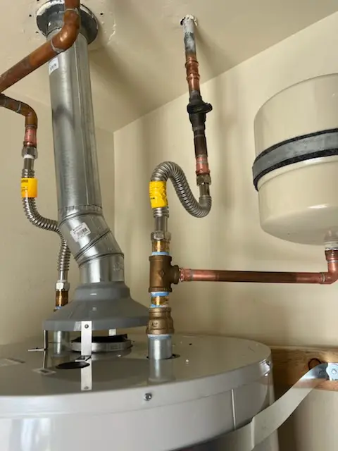 Water heater installation and plumbing repair in South Coventry